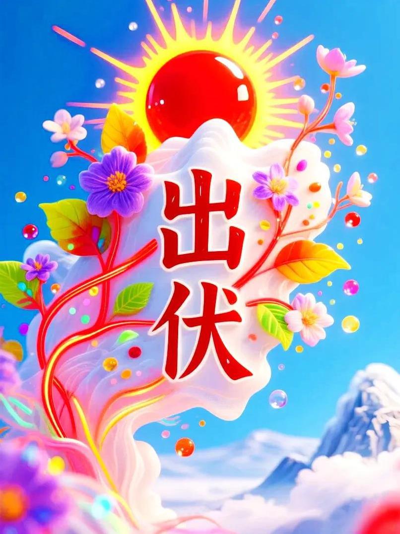 《今日出伏》
三伏已尽秋风起，
暑气渐消心欢喜。
养生此时要抓紧，
健康平安放第
