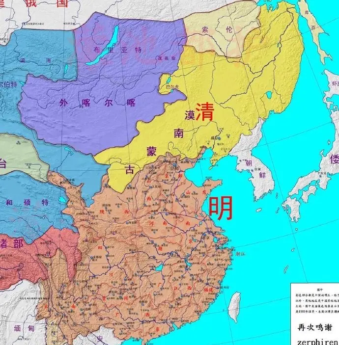 其实明朝和大清是有可能止战共存的，双方曾不止一次的接触和谈，在明亡的一年多前明清