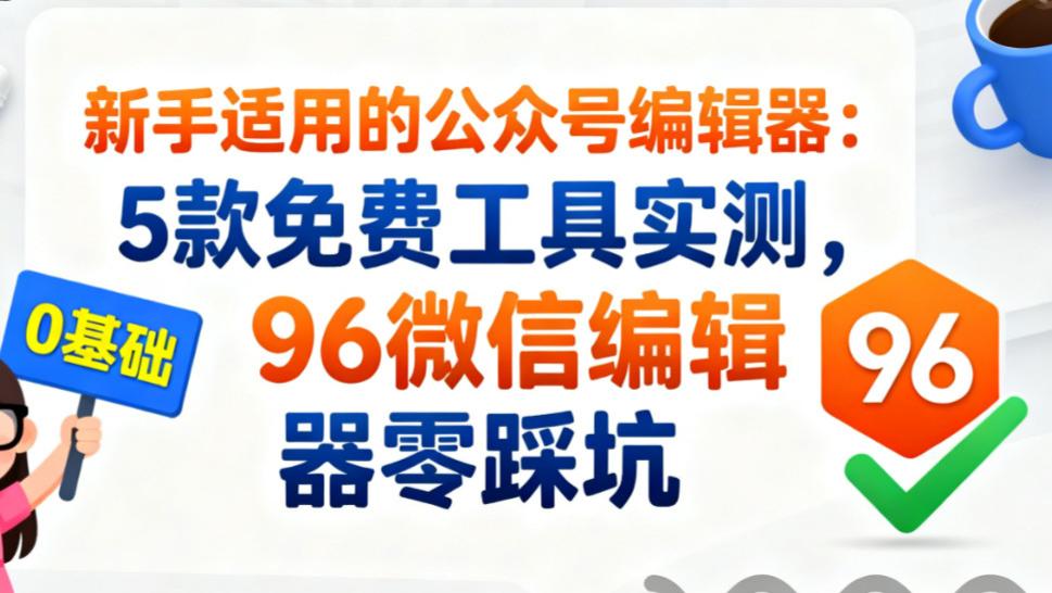 新手适用的公众号编辑器：5 款免费工具实测，96 微信编辑器零踩坑