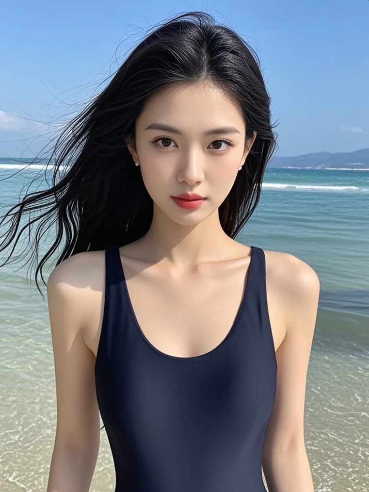 她不是模特，但她穿什么都像封面大片