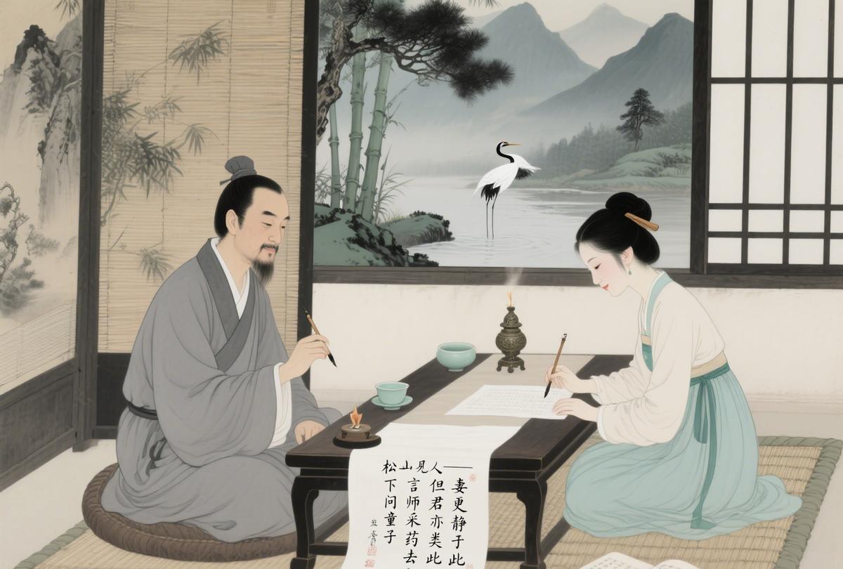 王维与妻过 “佛系婚姻”，写诗调侃妻子太安静，妻子回诗：你也差不多
提到王维，世