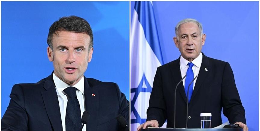 法国现在对以色列的态度很强硬啊，法国总统马克龙在新加坡发表讲话时指出，如果以色列
