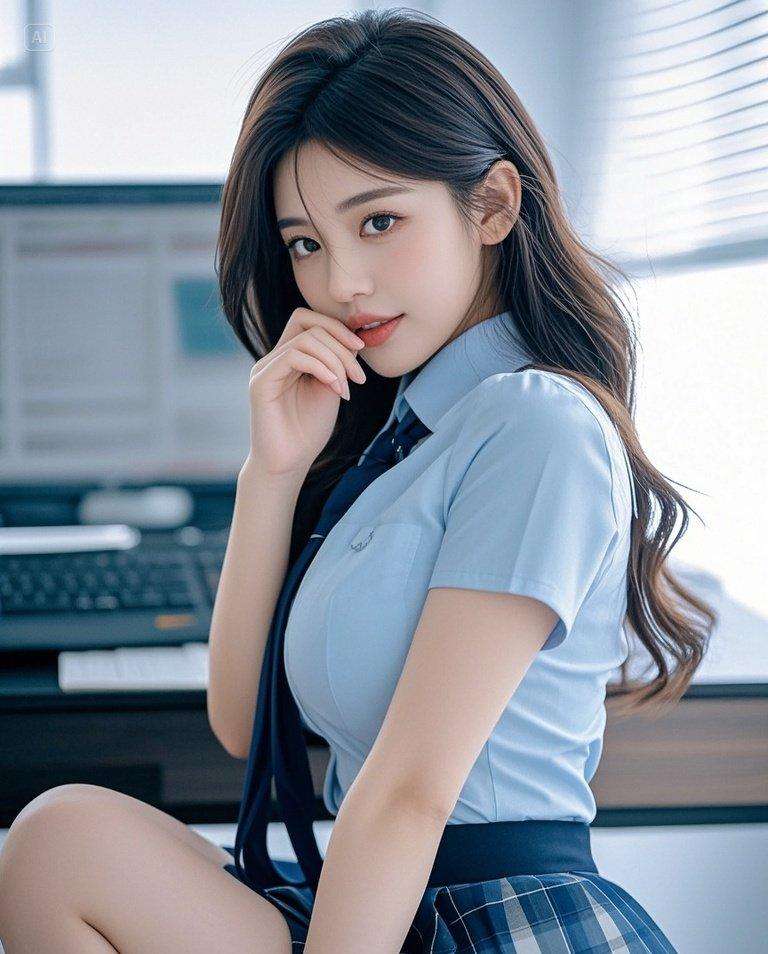 她的美不仅仅是外表，更是一种内心的光芒