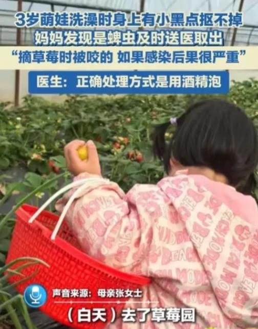 “命真大！”四川一女子给3岁孩子洗澡时，意外发现孩子身上有小黑点，并且无论她多用
