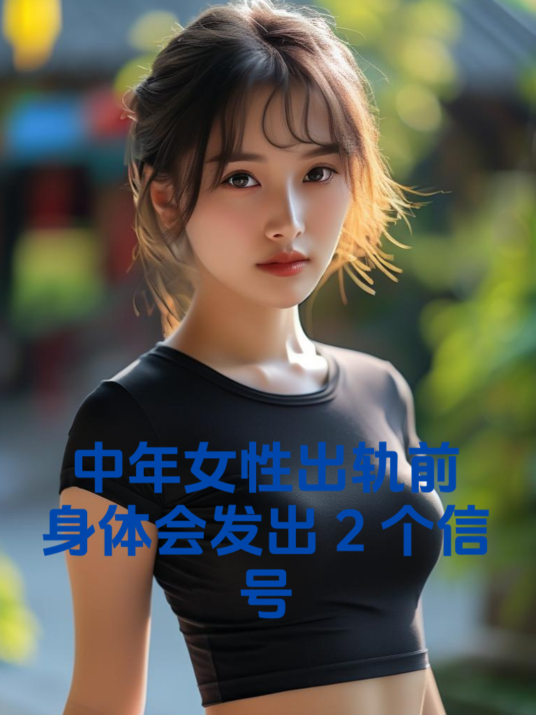 中年女性出轨前，身体会发出2个信号