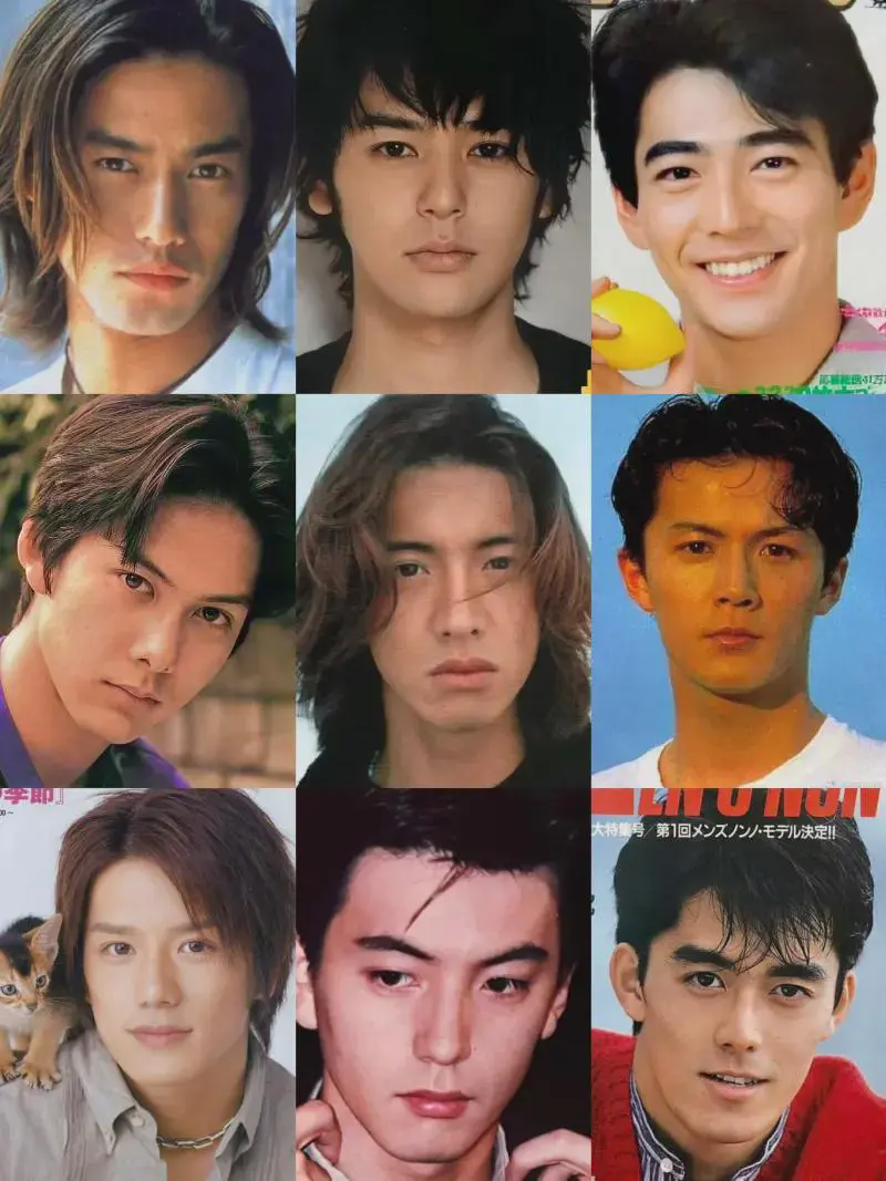 只看这图，这九位日本男星，你们觉得谁最帅？
