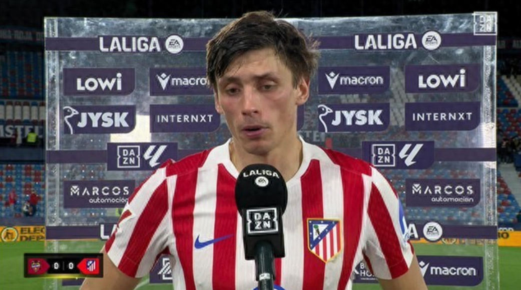 客场被莱万特逼平后，马竞后卫勒诺尔芒接受了DAZN的采访。
关于比赛
比赛非常激