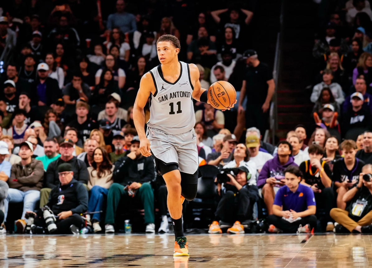 马刺将新秀卡特·布莱恩特下放至G联盟下属球队
马刺队宣布，他们已将卡特·布莱恩特