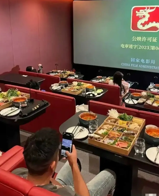 这是什么影院的vip才能有这待遇