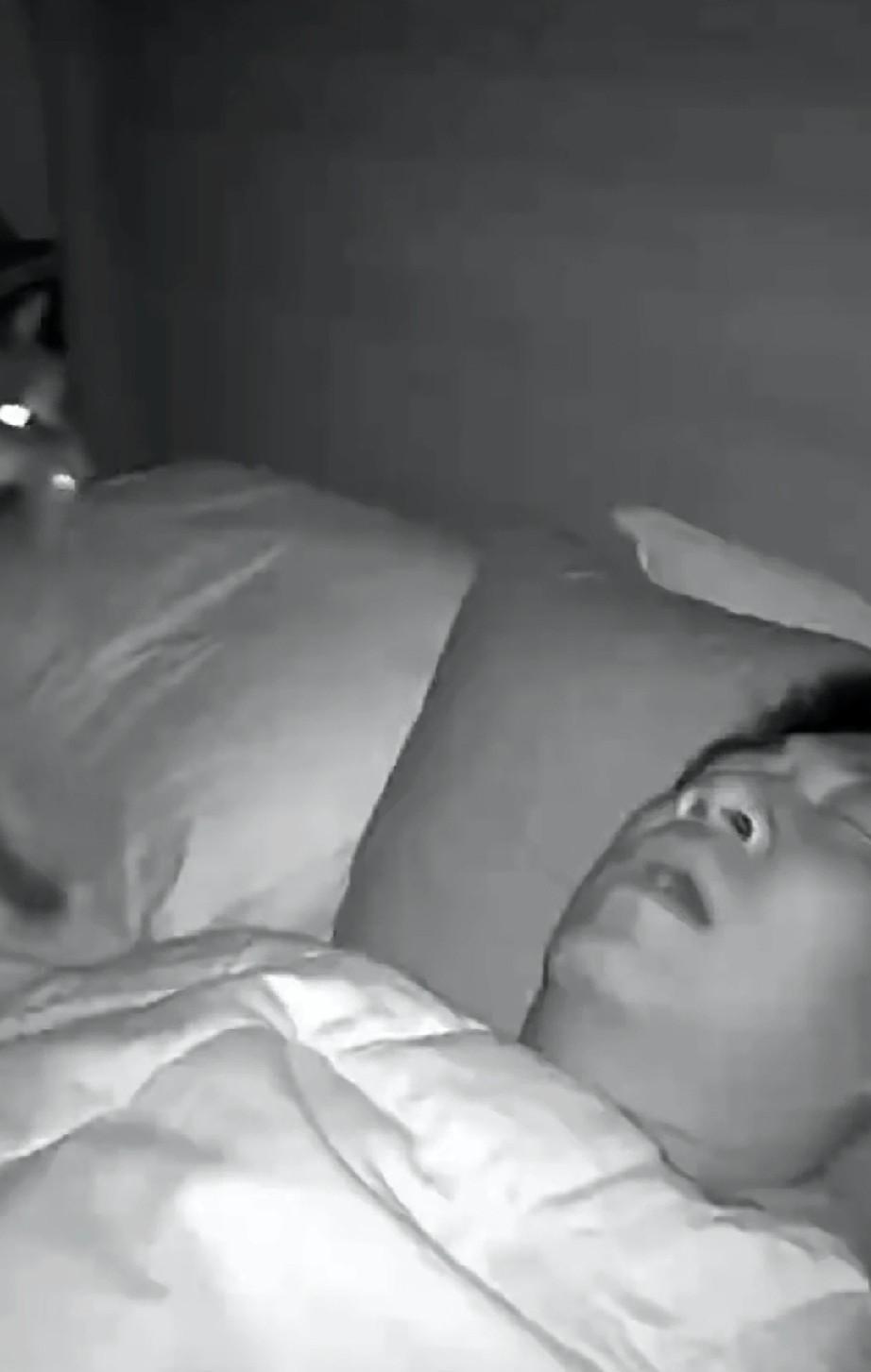 笑死我了，这主人往后会不会留下心理阴影啊？主人晚上正睡着觉呢，猫星人跑来给加餐。
