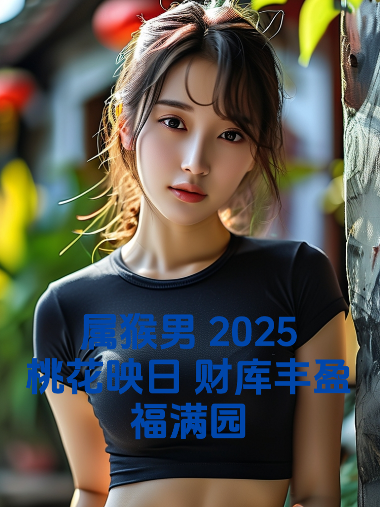 属猴男2025：桃花映日，财库丰盈福满园