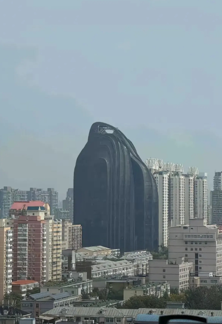 我大受震撼呀！我昨天去北京，看见了传说中的大黑楼，它到底用来，干什么的，设计的初