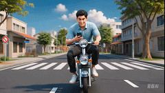 普法用词跑偏但警示到位，低头族的野蛮冲撞依然是“凶器”