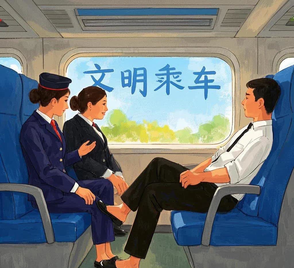 高铁男子脱鞋光脚放座位被行拘

高铁上一名男子脱鞋并将脚搭在座位上，劝阻者反