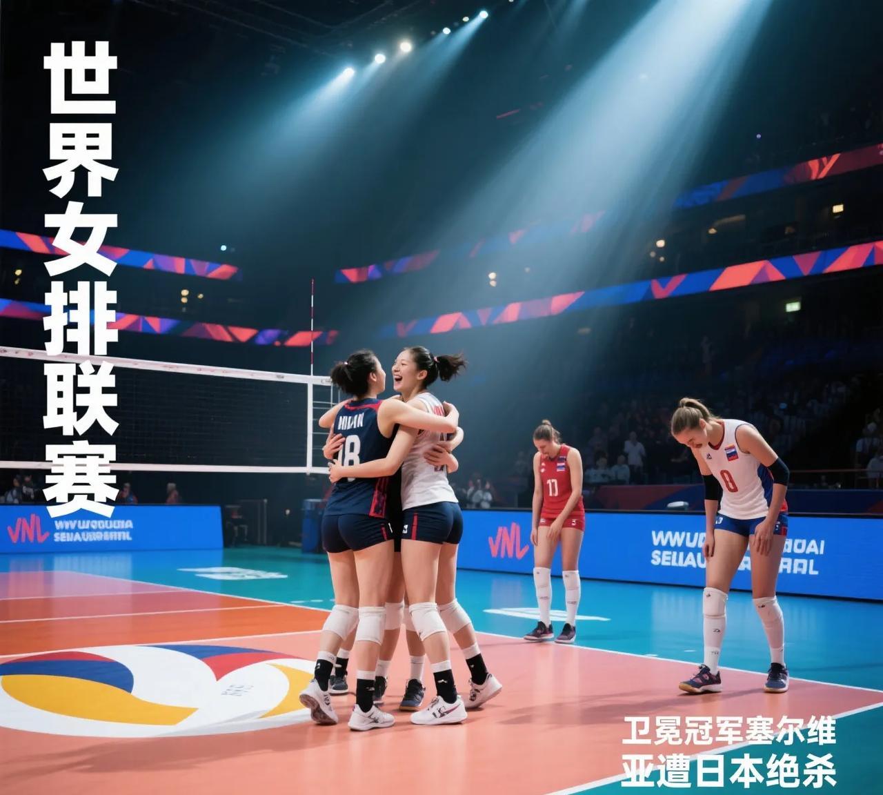 世界女排联赛惊天冷门！卫冕冠军塞尔维亚遭日本绝杀，亚洲风暴席卷全球
【东瀛魔女弑