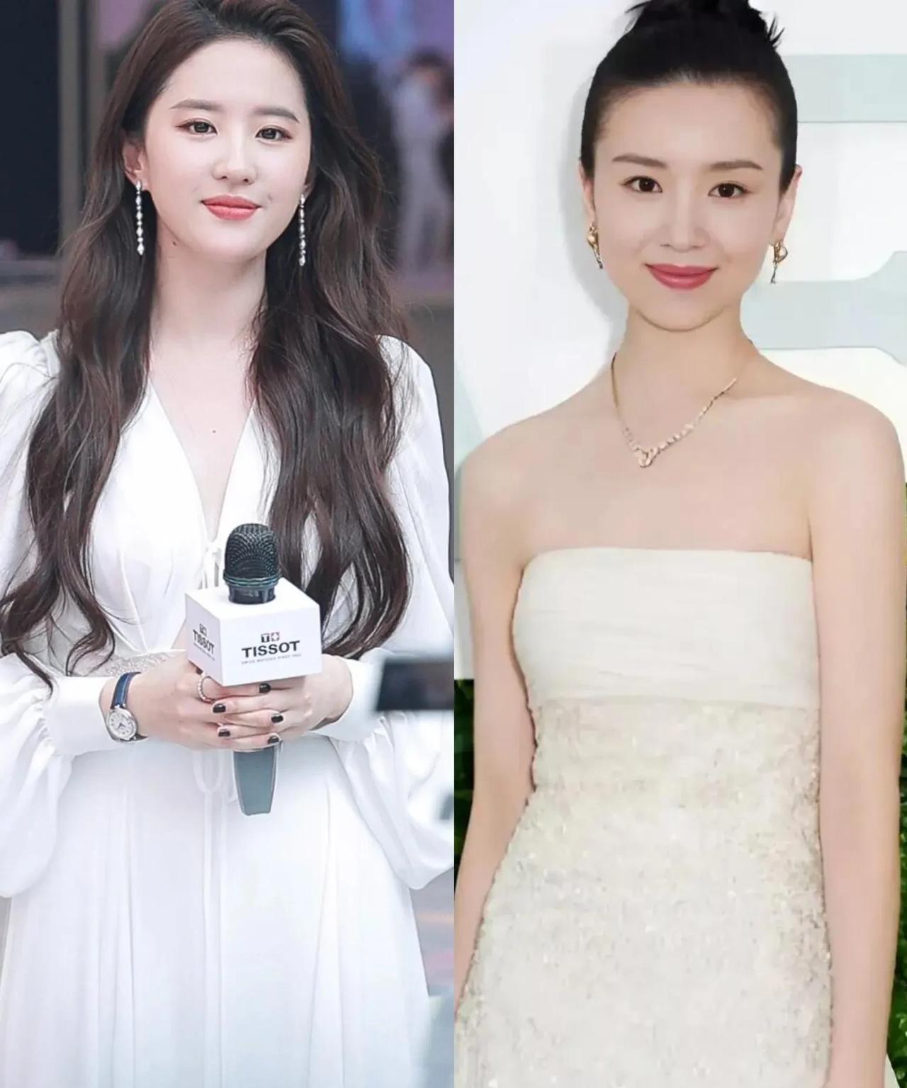 当刘亦菲遇上董洁！
23年前《金粉世家》里，16岁的刘亦菲演傲娇白秀珠，23岁董