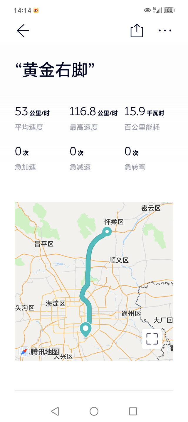 买之前大家都说蔚来电耗高
这次行程下来感觉还可以，跟800V比可能稍微高一丢丢，