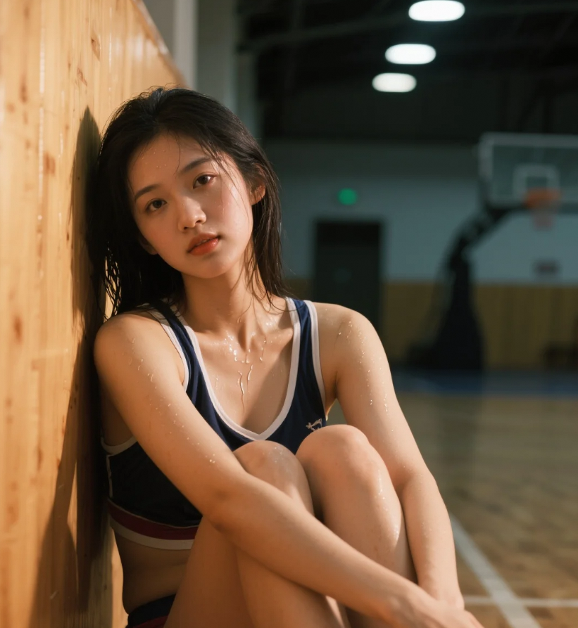 球场休息区的名场面！美女与篮球场的化学反应