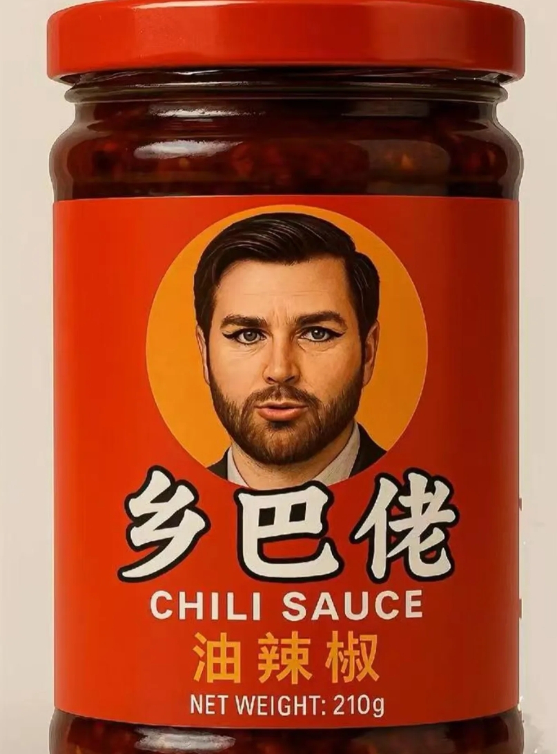 乡巴佬牌油辣椒将成为中外驰名商标！
老美某政客开口就将东大十四亿人骂成“乡巴佬”