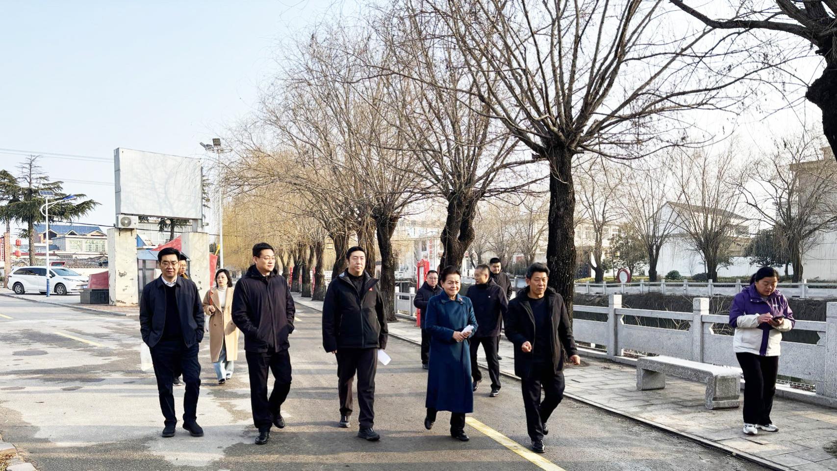 以孝治家调研组赴临沂兰山区半程镇下艾崮村考察调研