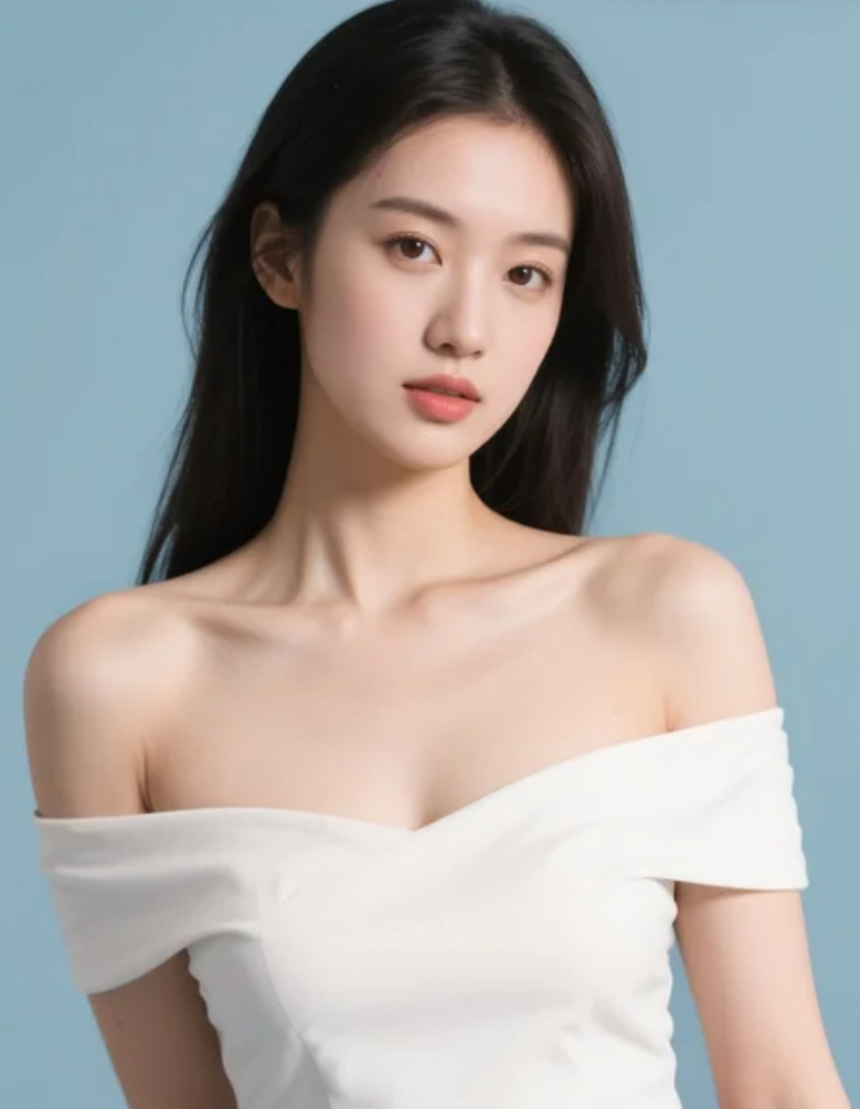 俏皮眨眼藏星光，灵动少女心荡漾。