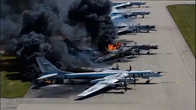 俄榛树洲际导弹在哈萨克斯坦上空爆炸

6月6日，俄罗斯在乌军“特洛伊木马”战役中