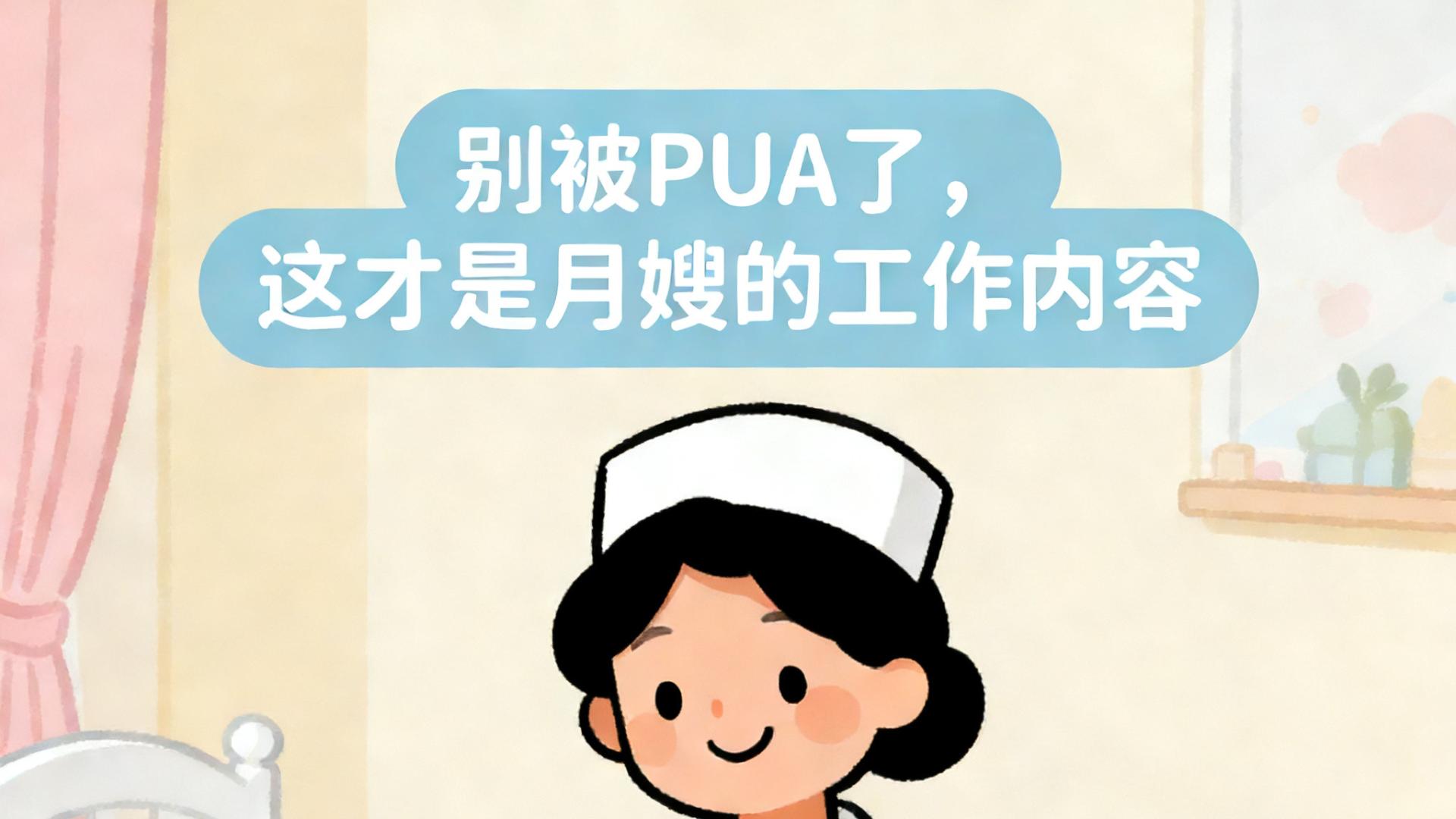 别被PUA了，这才是月嫂的工作内容