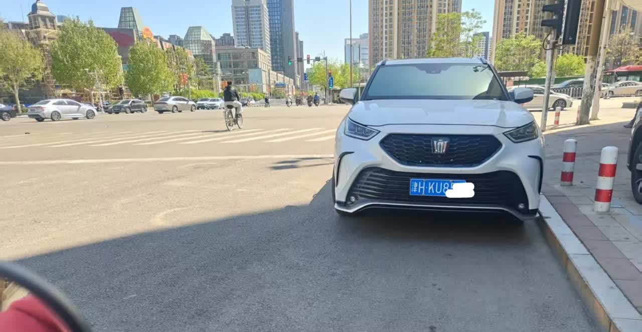 在天津卫东北角能这样停车，得有点背景。