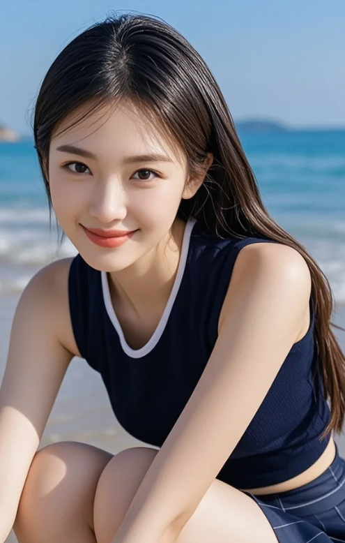 小姐姐一个眼神，就能让人心跳悄悄加速！