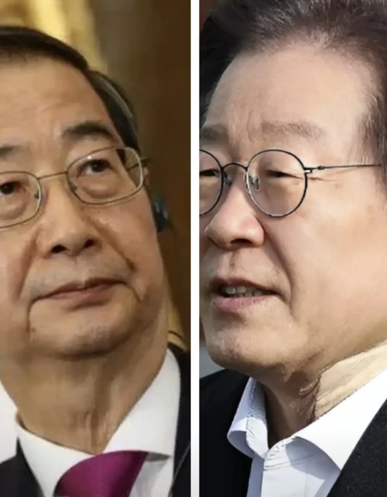 韩德洙在怕什么？韩国最大在野党共同民主党党首李在明3月31日向代总统韩德洙打电话