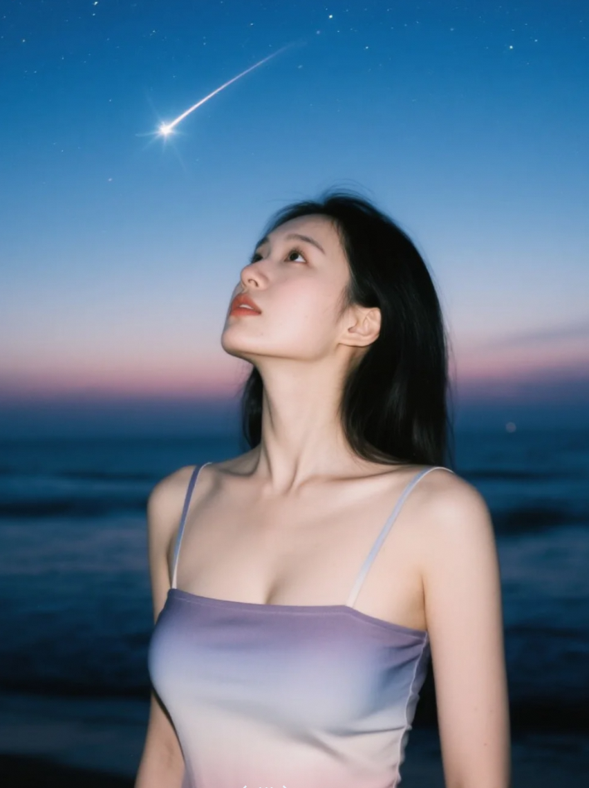 一颗星划过，一句‘想你了’没说出口。