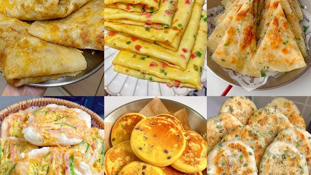 解锁 9 道家常饼！酥软爆浆超治愈, 食材步骤清晰，新手一看就会