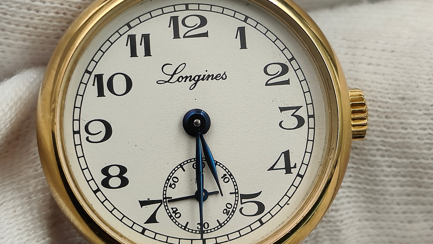 浪琴复古小三针手动机械女士腕表，瑞士匠心