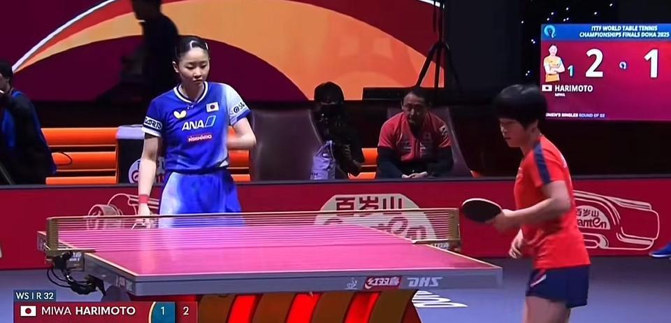 张本美和4比3金琴英、张本美和晋级多哈世乒赛女单16强
说实在的，尽管这是一场正