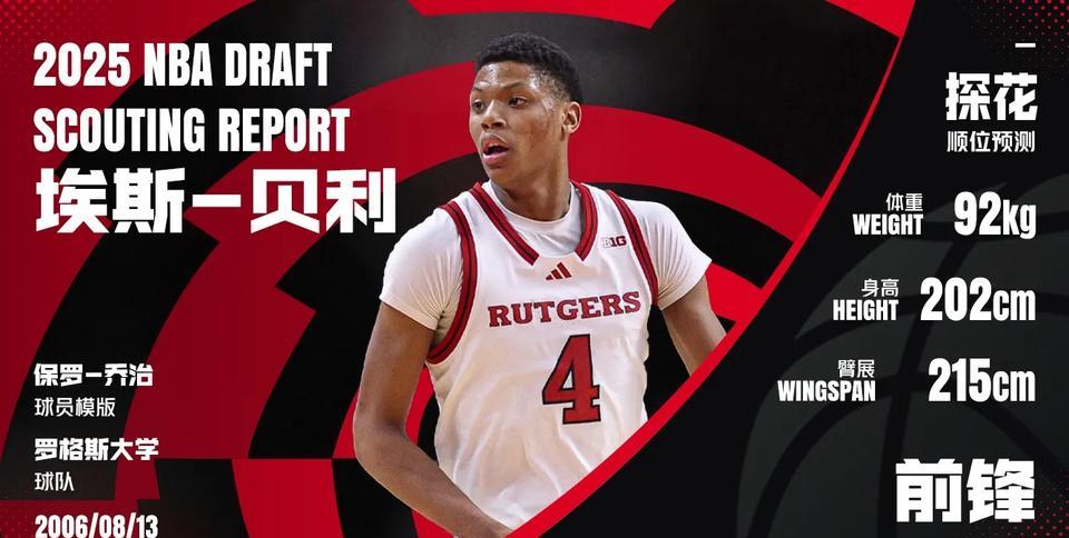专治不服！爵士5号签强选贝利！
今天NBA迎来了休赛期第一件大事：选秀大会！此前
