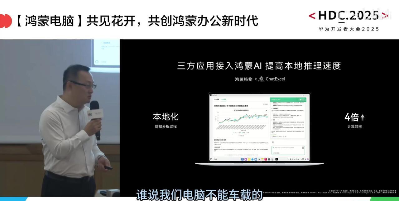 鸿蒙电脑将支持【侧载安装第三方应用、支持开发工具】！
在HDC2025华为开发者