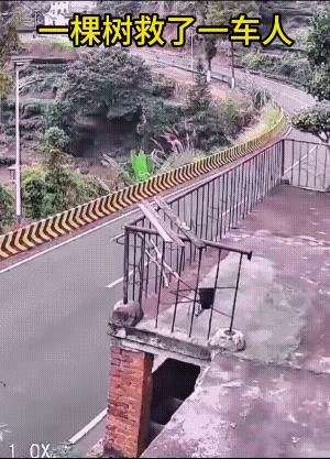 轿车从坡上下来即将拐弯时，车上就有一女子吓得不断的喊出“哎呦！哎呦！哎~呦！”