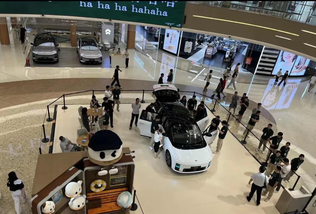 这次理想i8上市，静态展示主要战场放在商场里，以接近更多消费者。
为了更好服务，