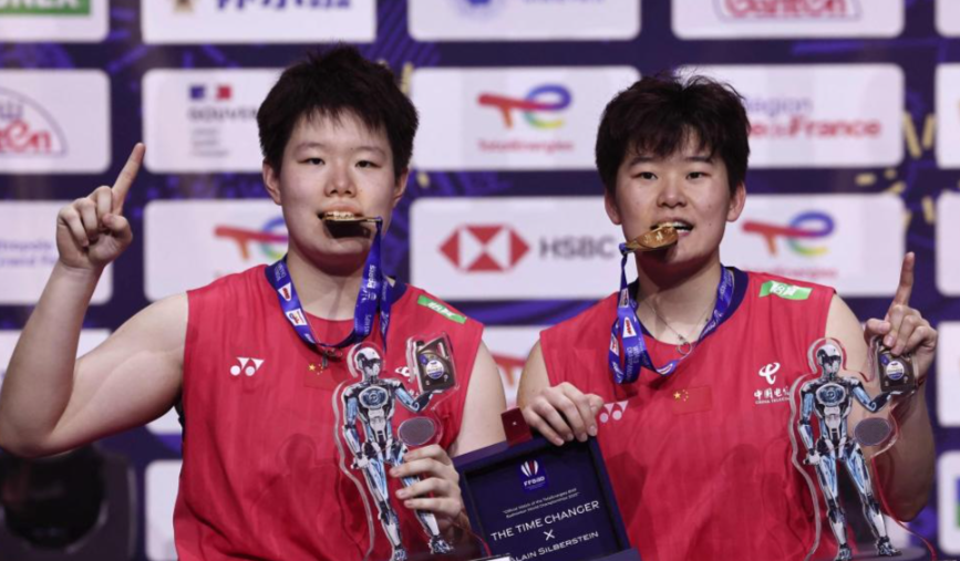 中国羽毛球大师赛，女双四强已出其2