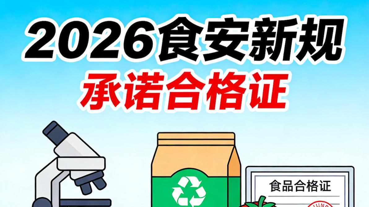 2026 食安新规实施！买菜不看这个证，小心踩大坑