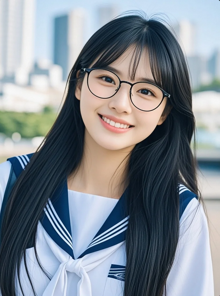 瞧！校园美女的活泼可爱秀