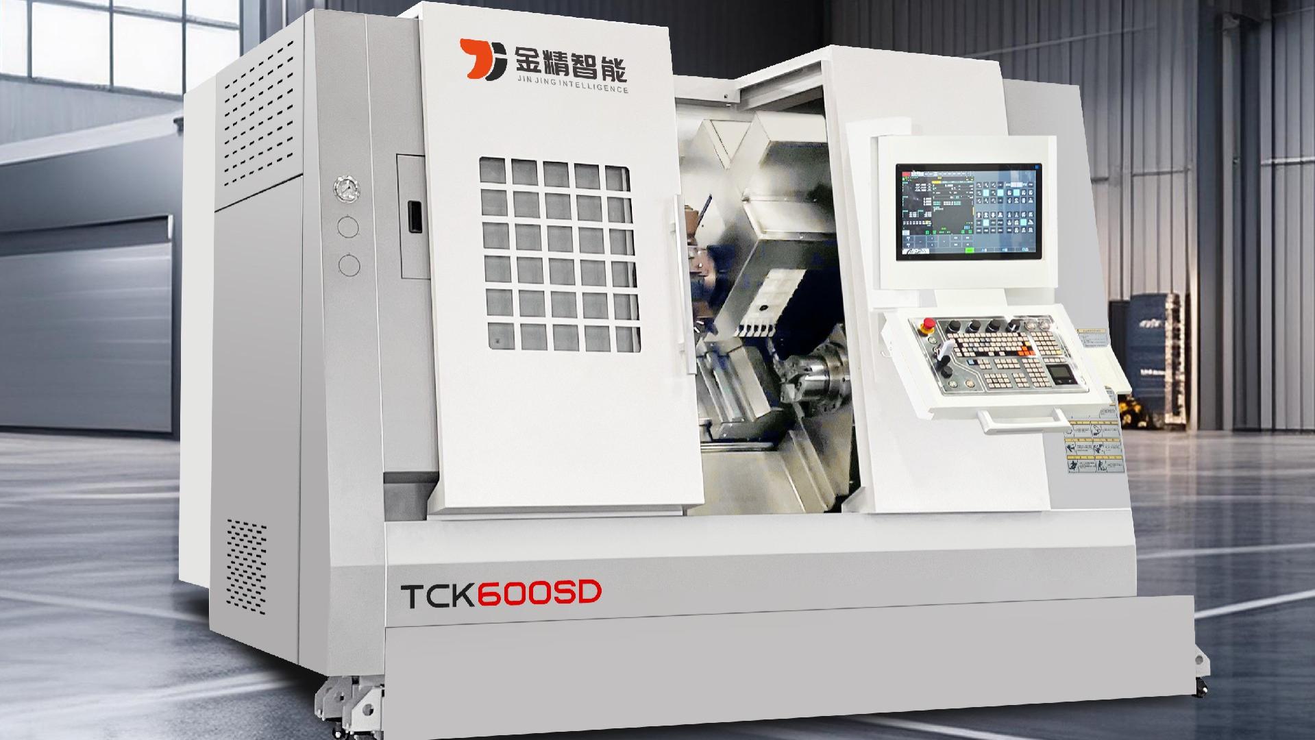 TCK600SD双主轴车削中心：一次装夹，双倍效能！微米级精度重塑精密制造新标杆