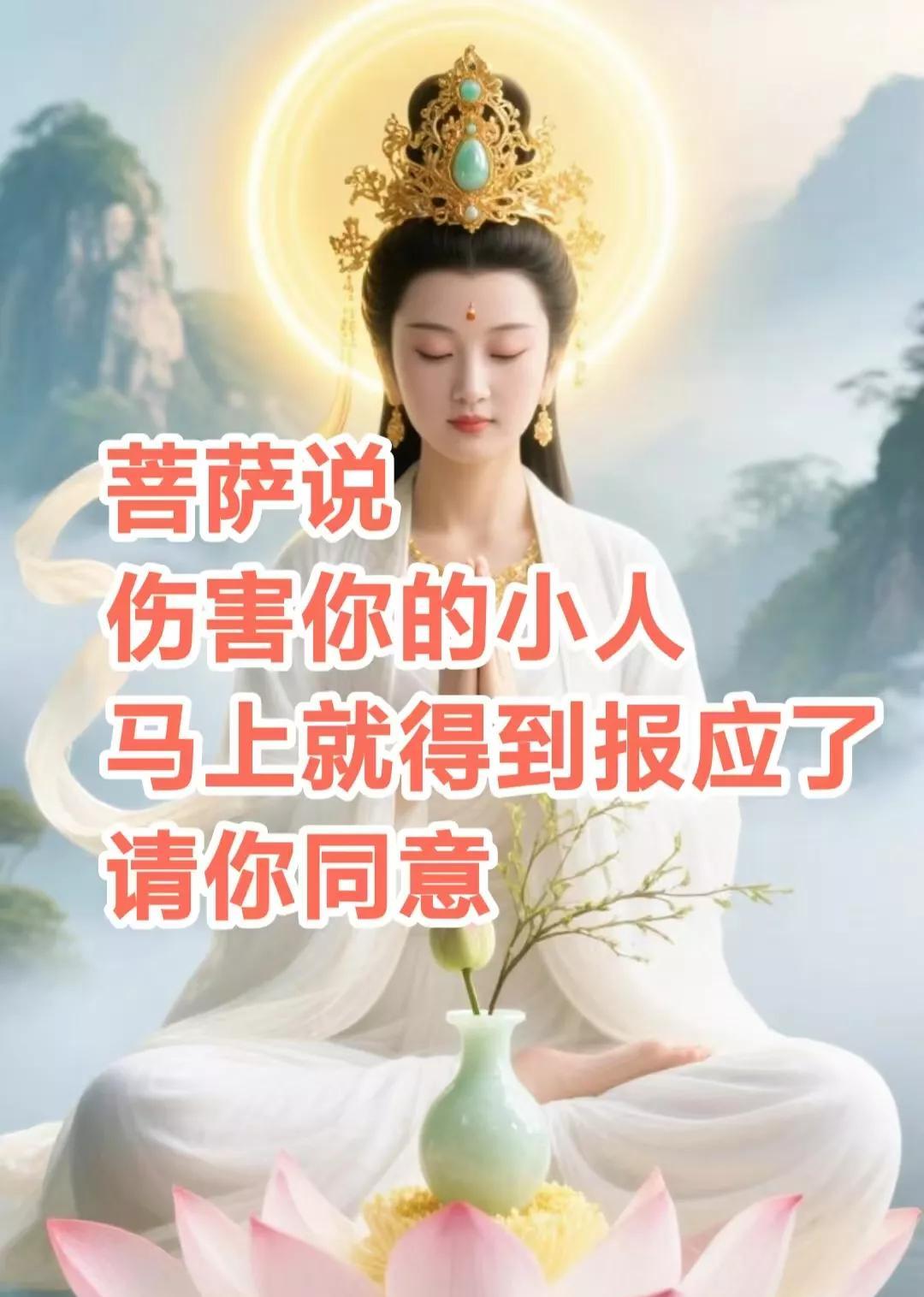 菩萨说，善良的人，你一定要做好准备