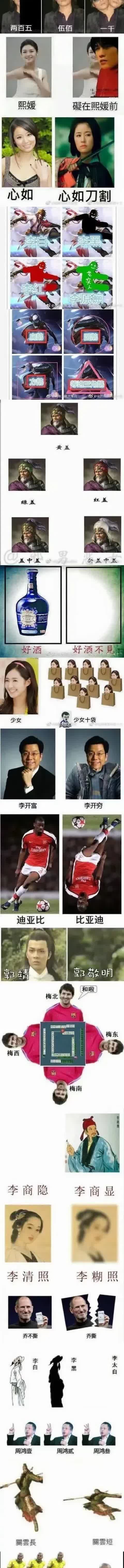 最近流行的诸葛亮、诸葛暗，诸葛孔明。