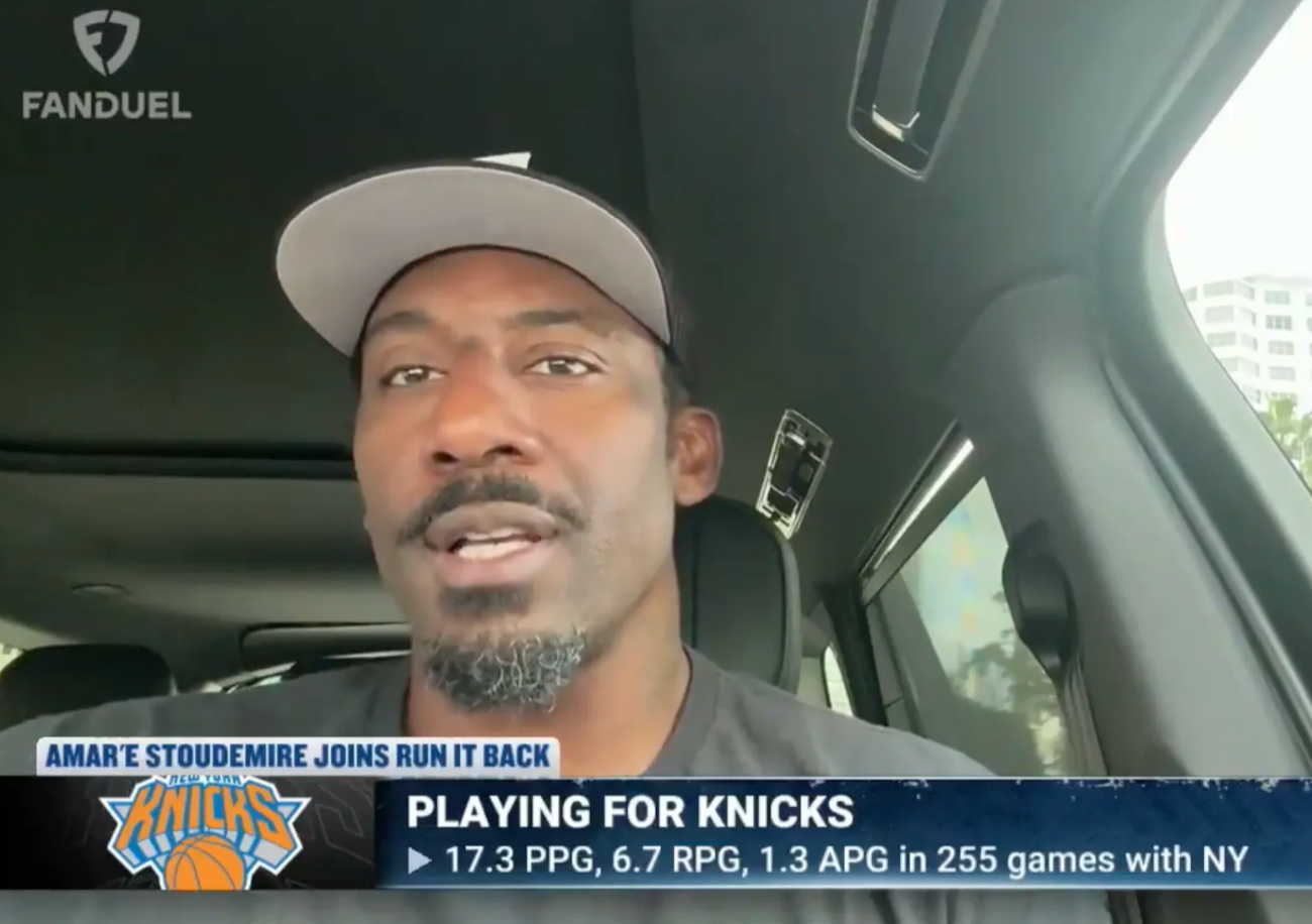 近日，前NBA球员阿马雷-斯塔德迈尔在一档访谈节目中谈到了卡梅罗-安东尼。
小斯