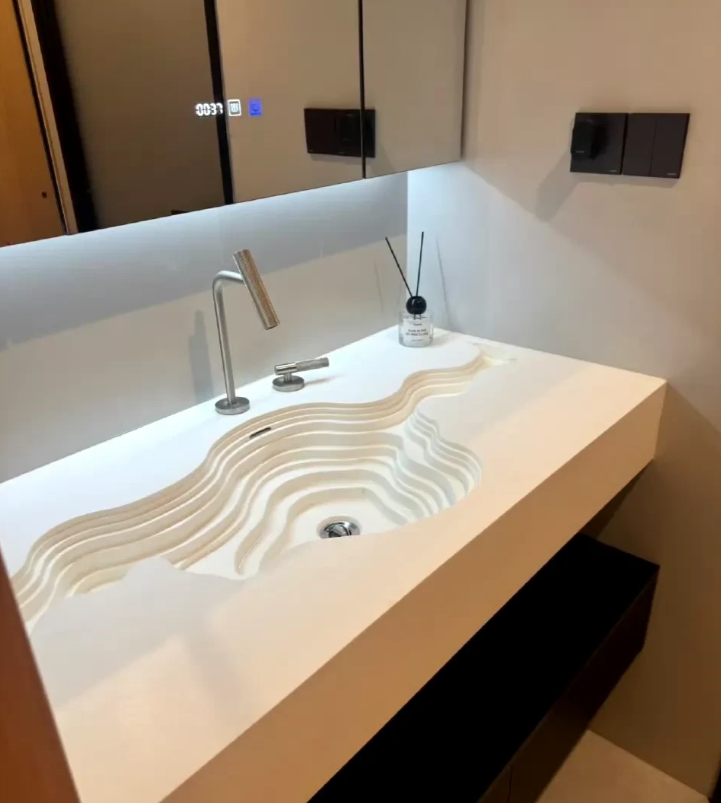 新家的洗手台我最满意的地方，大家觉得好看吗！ ​