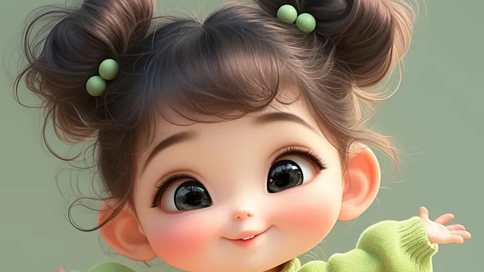 有这种眼睛的宝宝是天生的高智商，看看你家孩子是吗？