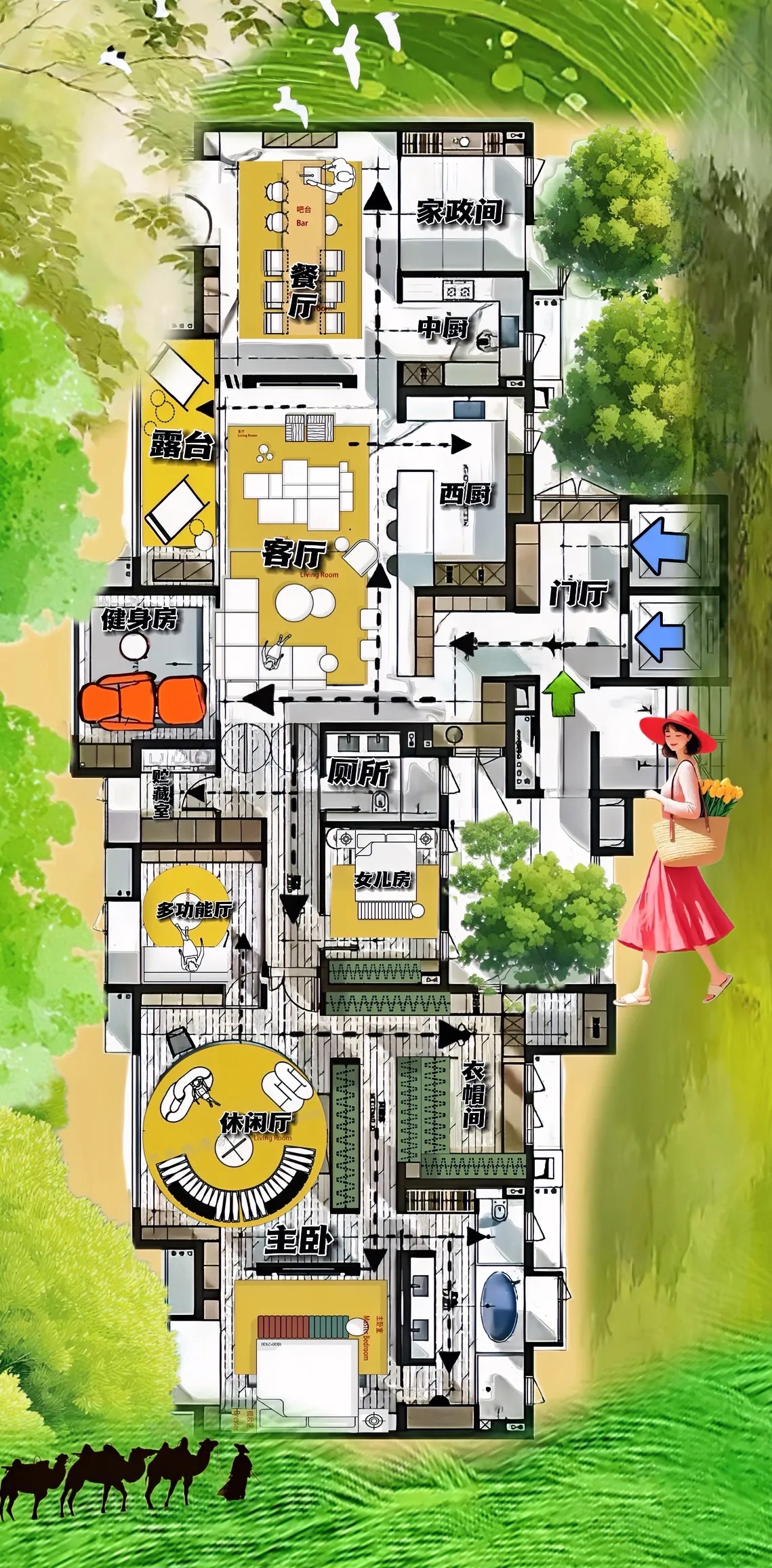 喜欢他，亲子乐园，觉得320㎡身上有很多值得我们学习借鉴喜欢欣赏的东西！

它聪