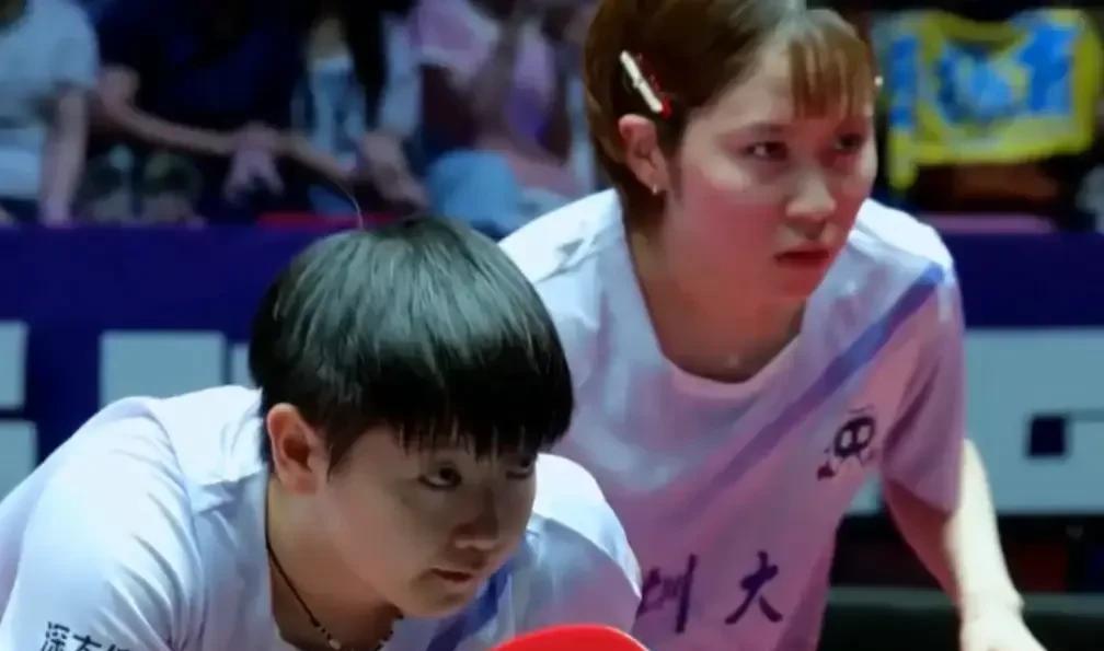 孙颖莎为什么和平野美宇配双打，原来是为了更好配合王曼昱！
这次美国大满贯，
孙颖