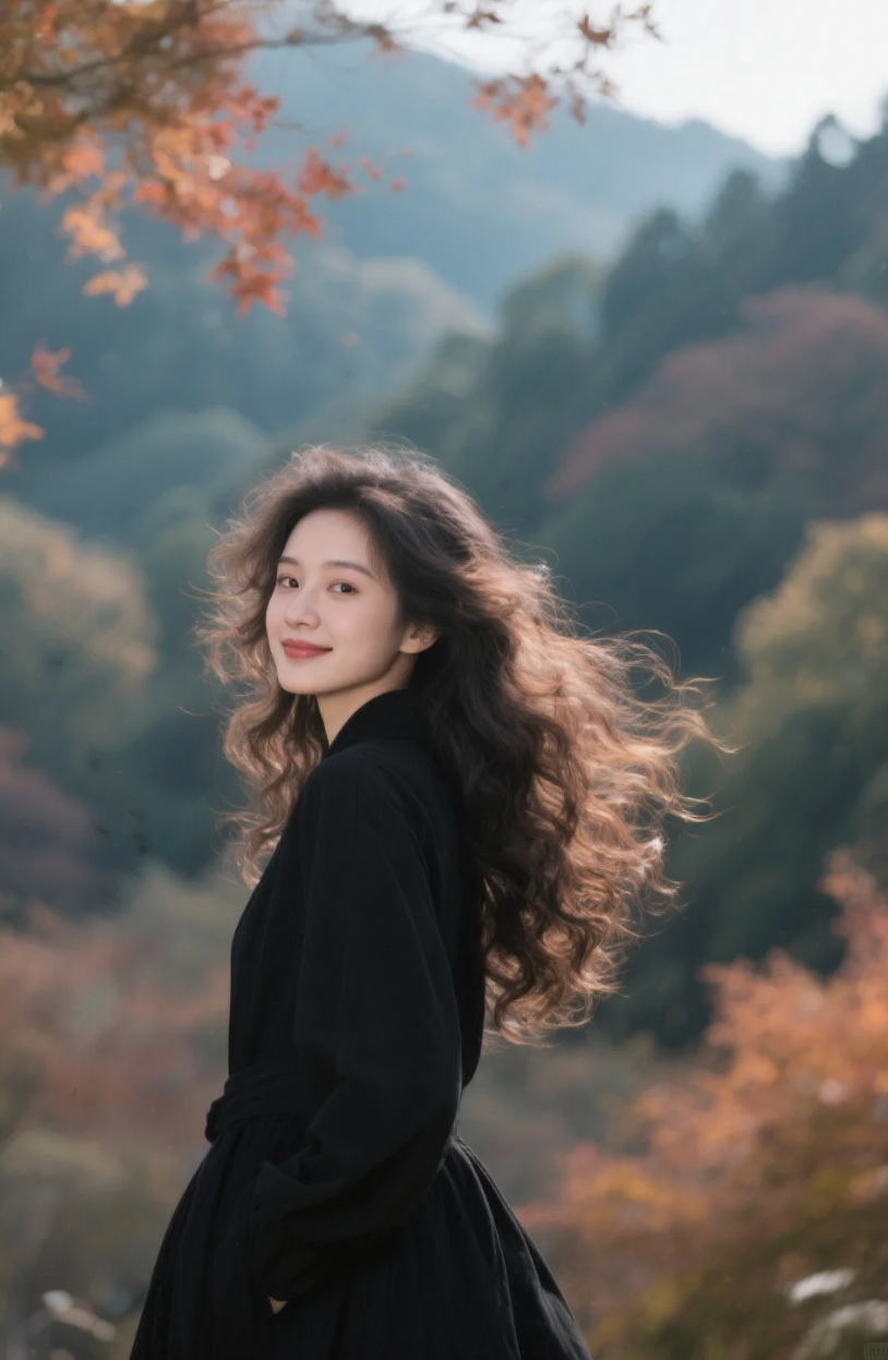 山林间，她是最耀眼的存在